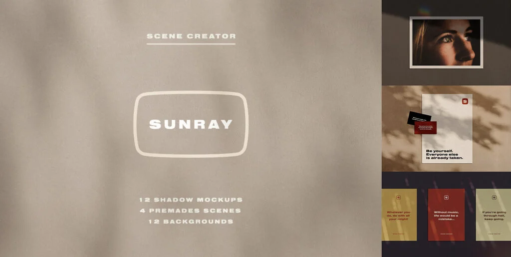 Sunray Stationery Shadow Mockups Graphics - Image 2