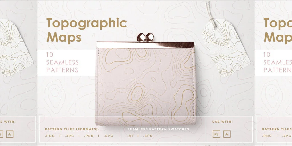 Topographic Maps Patterns Graphics - Image 2