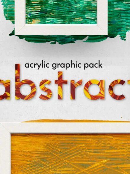 Abstract Acrylic Graphic Pack Graphics - Image 3