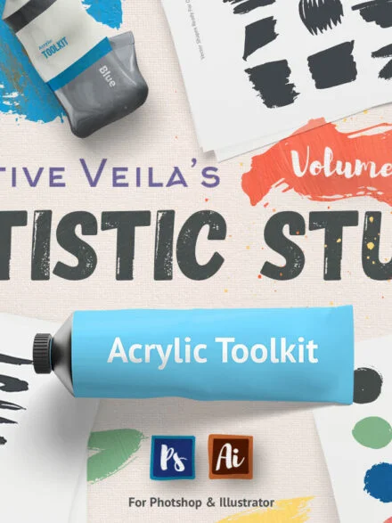 Artistic Studio Acrylic Toolkit Graphics - Image 1