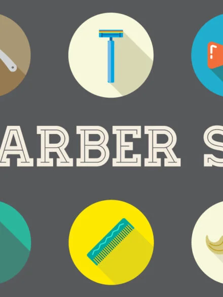 Awesome 27 Barber Shop Flat Icons in Vector Graphics - Image 1