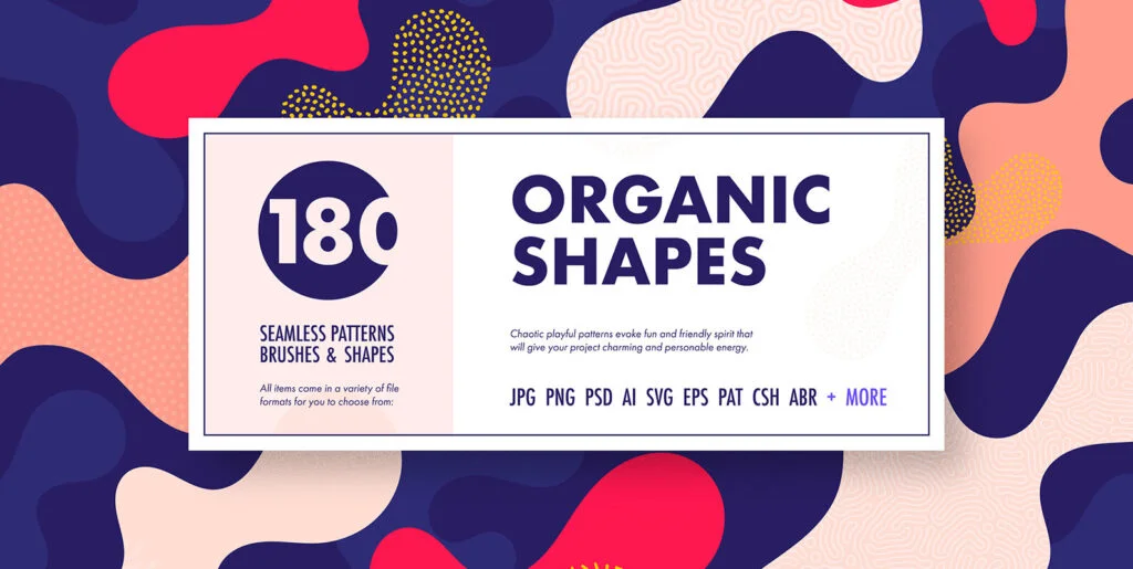 Organic Shapes – 100 Seamless Textures Graphics - Image 2