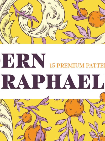 Modern Pre-Raphaelites Patterns Graphics - Image 4