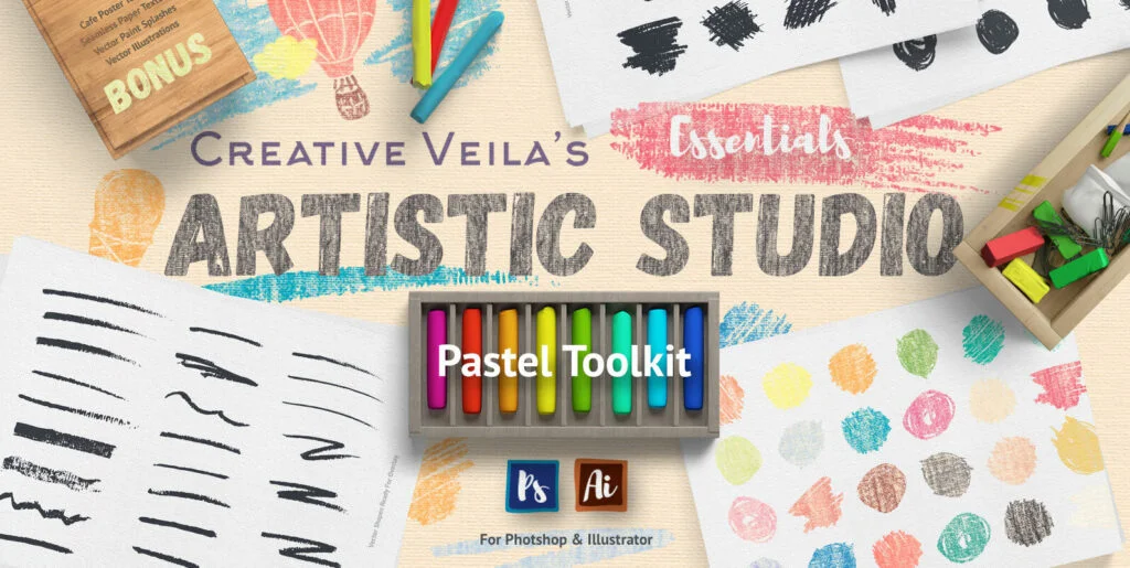 Artistic Studio – Pastel Toolkit Graphics - Image 2