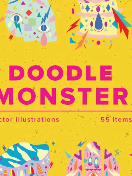 Doodle Monster Graphics - Image 2