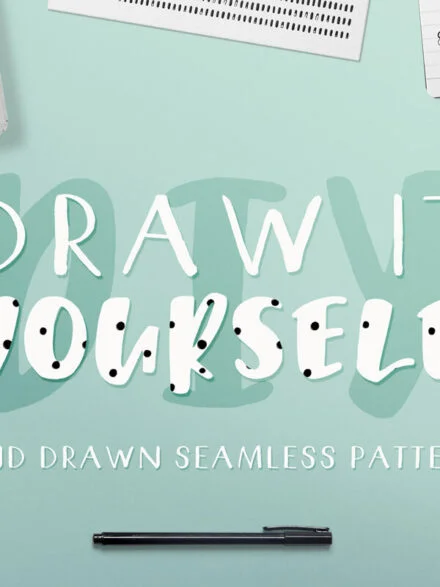 DIY Hand Drawn Seamless Patterns Graphics - Image 1