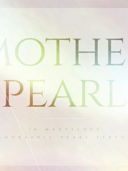 Mother Pearl – Holographic Texture & Florals Graphics - Image 12