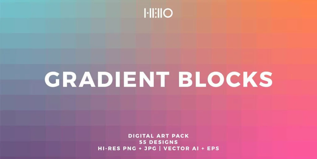 Gradient Blocks Graphics - Image 1
