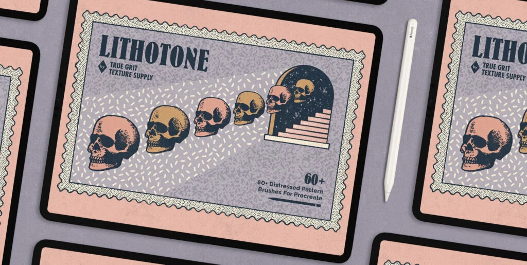 Lithotone Brushes for Procreate Graphics - Image 2