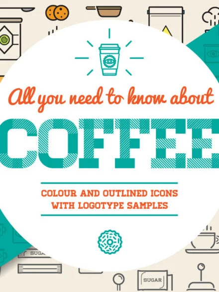 Awesome Coffee Icons and Logotype Set Graphics - Image 2
