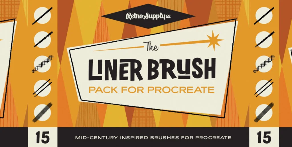 The Liner Brush Pack for Procreate Graphics - Image 1
