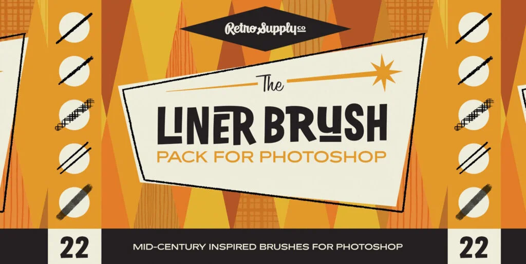 The Liner Brush Pack for Photoshop Graphics - Image 1