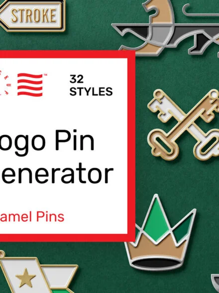 Logo Enamel Pin Mockup Graphics - Image 4