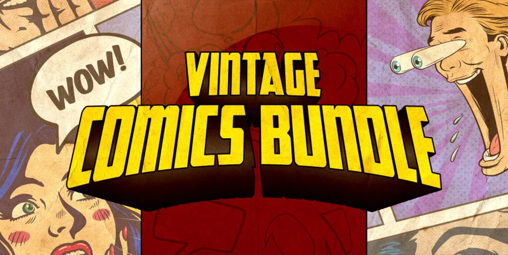 Marvelous Vintage Comics Bundle Graphics - Image 1