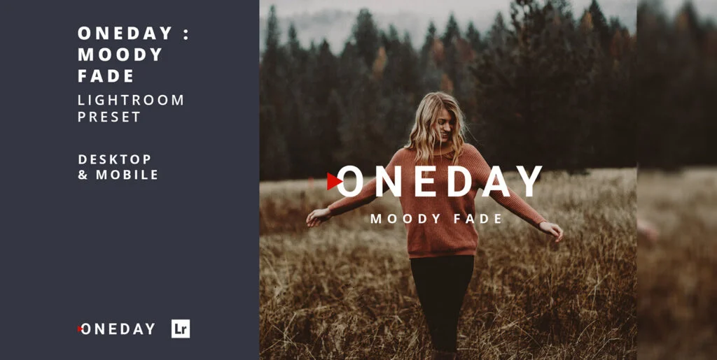Oneday Moody Fade Lightroom Presets Graphics - Image 1