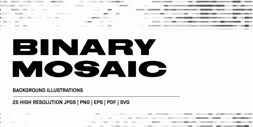 Binary Mosaic Graphics - Image 1