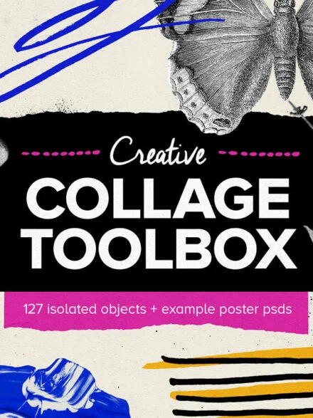 Creative Collage Toolbox Graphics - Image 1