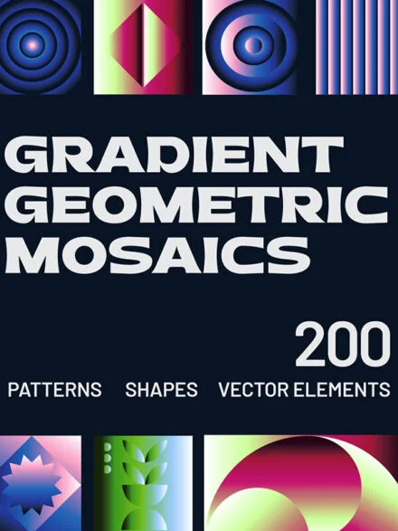 Gradient Geometric Mosaics Graphics - Image 8