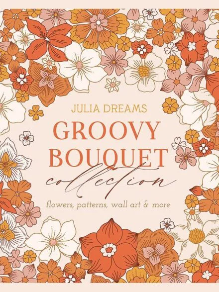 Groovy Flower Bouquet Collection Graphics - Image 7