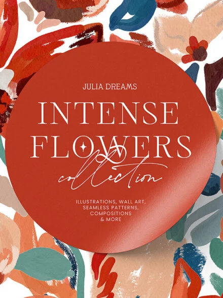 Intense Flowers Collection Graphics - Image 11