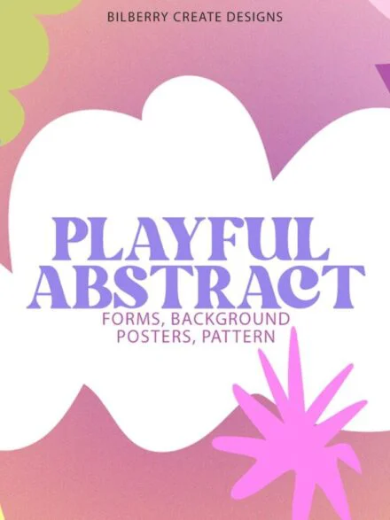 Playful Abstract Forms & Posters Graphics - Image 7