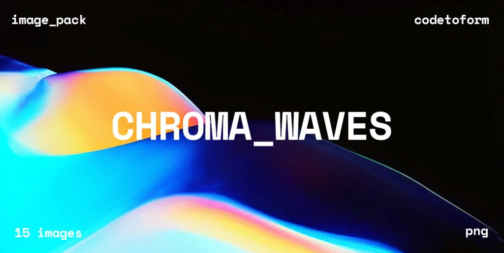 Chroma Waves Abstract Backgrounds Graphics - Image 2