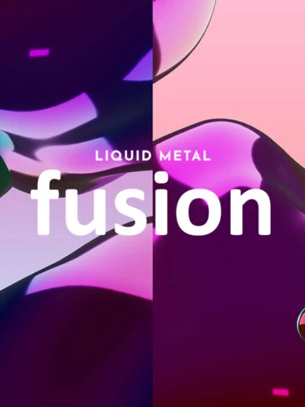 Liquid Metal Fusion 3D Backgrounds Graphics - Image 6