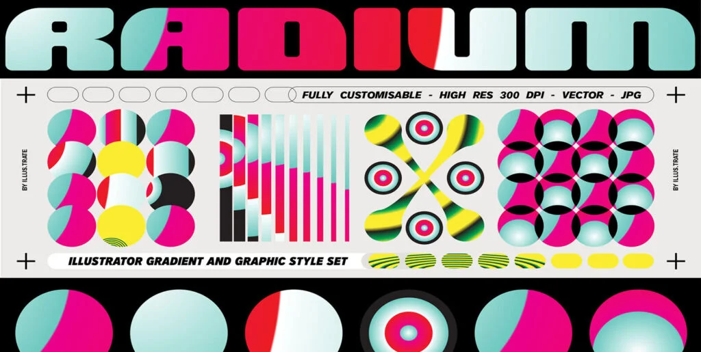 Radium – Illustrator Gradients & Graphic Styles Graphics - Image 2