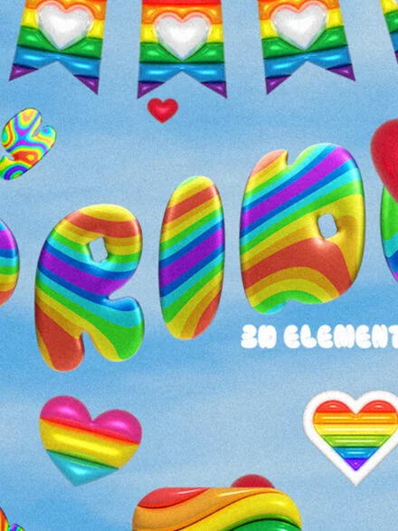 Pride – 3D Elements Collection Graphics - Image 9