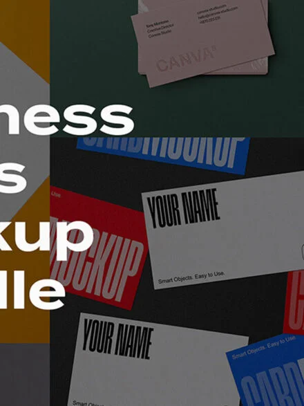 Business Cards Mockup Bundle Graphics - Image 7