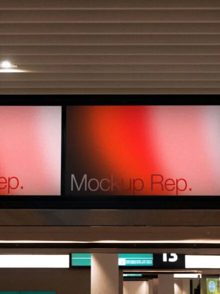 Airport Screen Mockup 002 Graphics - Image 6
