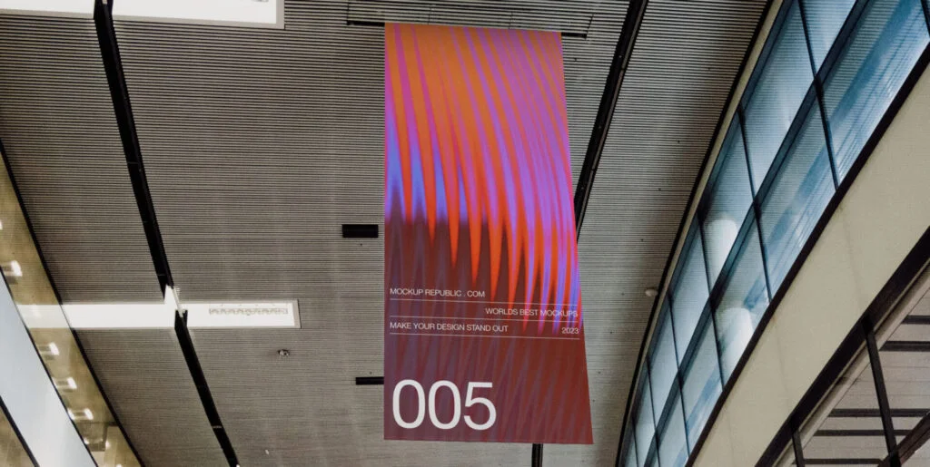 Airport Billboard Mockup 005 Graphics - Image 1