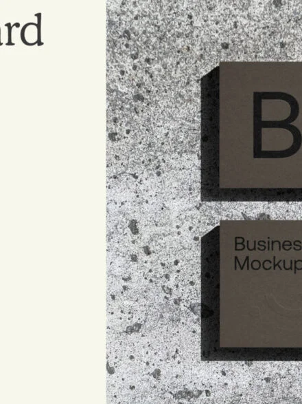Emboss Business Card mockup Graphics - Image 6