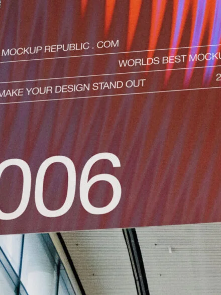 Airport Billboard Mockup 006 Graphics - Image 7