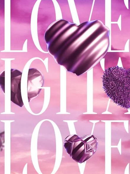 3D Heart Objects – Digital Love Graphics - Image 2