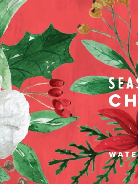 Seasons Wishes Christmas Watercolor Package Graphics - Image 10