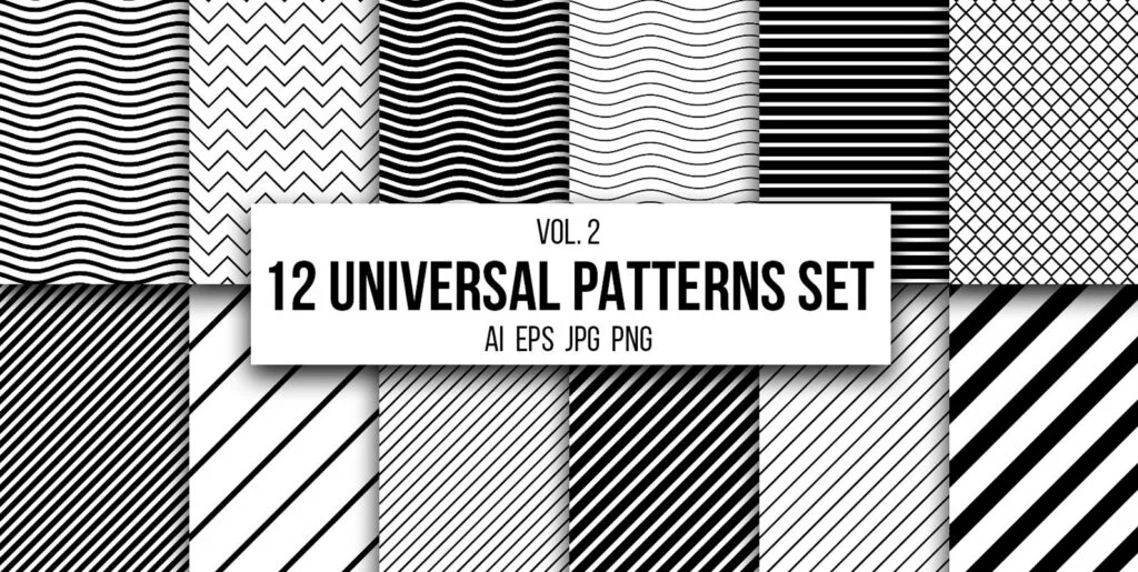 12 Universal Patterns Set Vol. 2 Graphics - Image 1