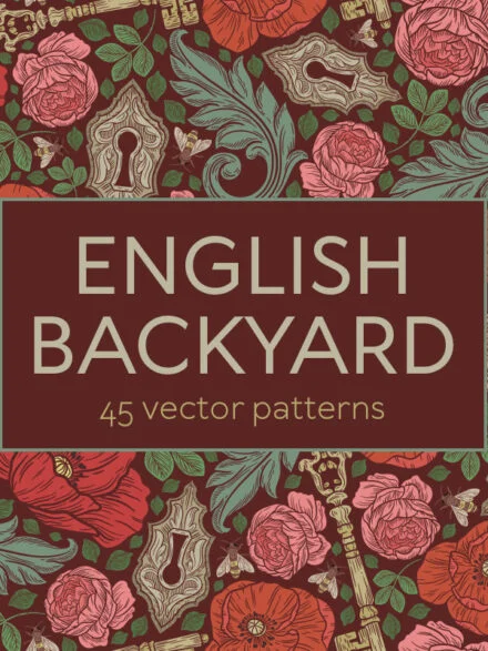 English Backyard Patterns Graphics - Image 6