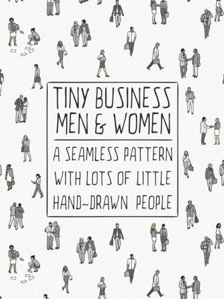 Tiny Business People Graphics - Image 1