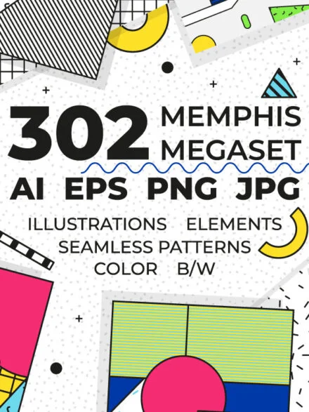 302 Memphis Megaset Graphics - Image 3