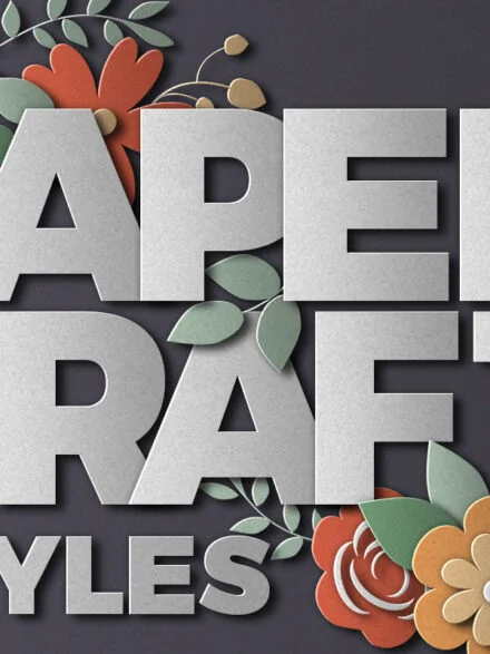 PaperCraft Photoshop Effects Graphics - Image 5