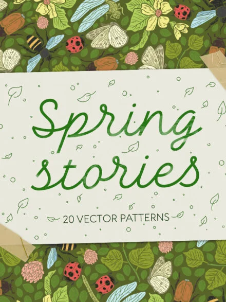 Spring Stories Patterns Graphics - Image 7