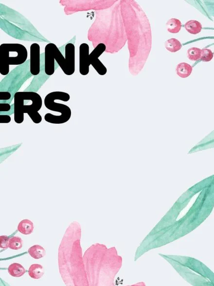 Aqua Pink Flowers Watercolor Package Graphics - Image 4