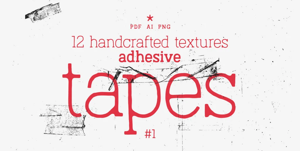 Adhesive Tapes Vol.1 Texture Pack Graphics - Image 1