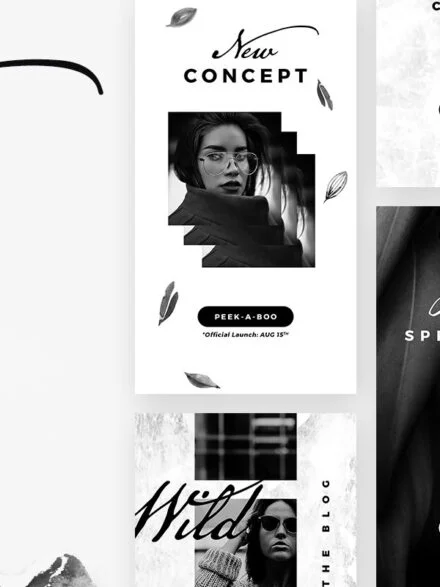 Instagram Stories Noir Beauty Graphics - Image 11