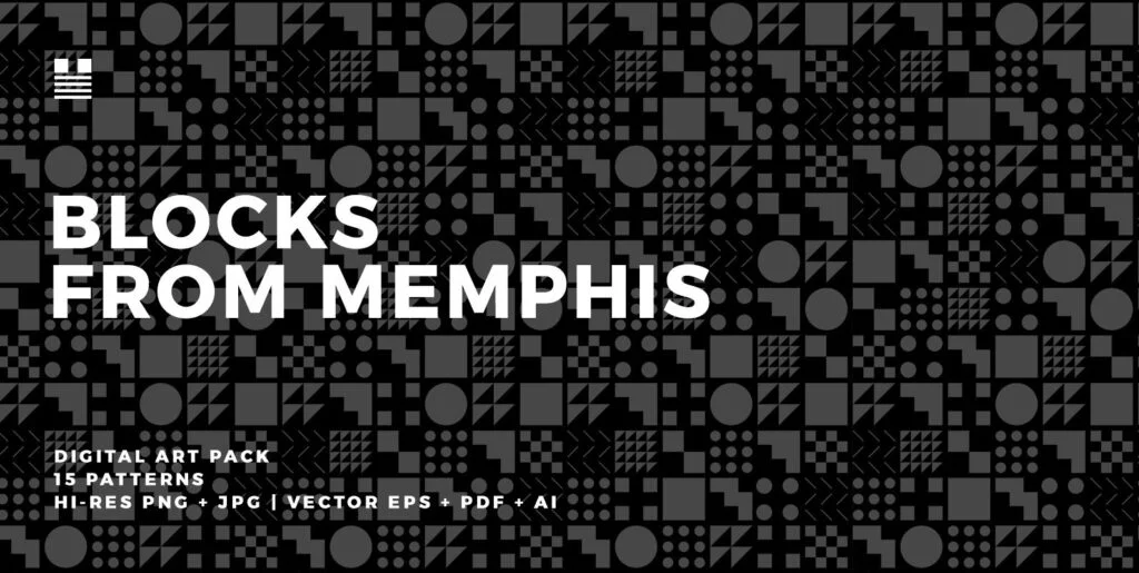 Blocks from Memphis Graphics - Image 2