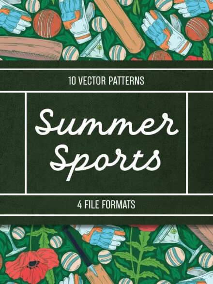 Summer Sports Patterns Graphics - Image 12