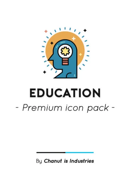 Education and Learning Premium Icon Pack Graphics - Image 1