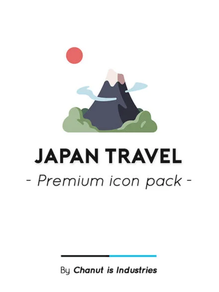 Japan Travel Premium Icon Pack Graphics - Image 2