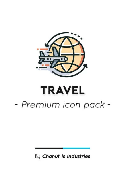 Travel and Vacation Premium Icon Pack Graphics - Image 2